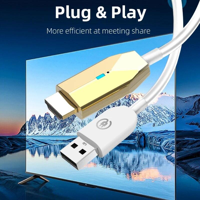30 м Беспроводная передача Видео Передатчик Приемник HDMI-совместимый Удлинитель Адаптер Кабель Зеркалирование экрана для Камеры ПК на ТВ