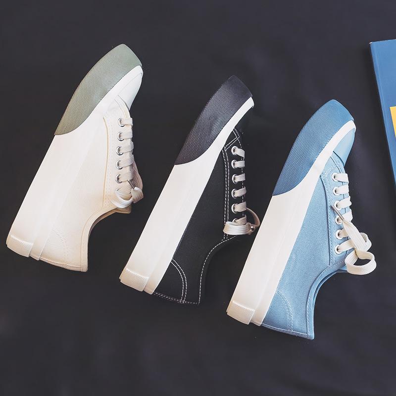 Niche Design Little White Canvas Board Shoes Женская Tide Ulzzang Student Универсальная повседневная обувь
