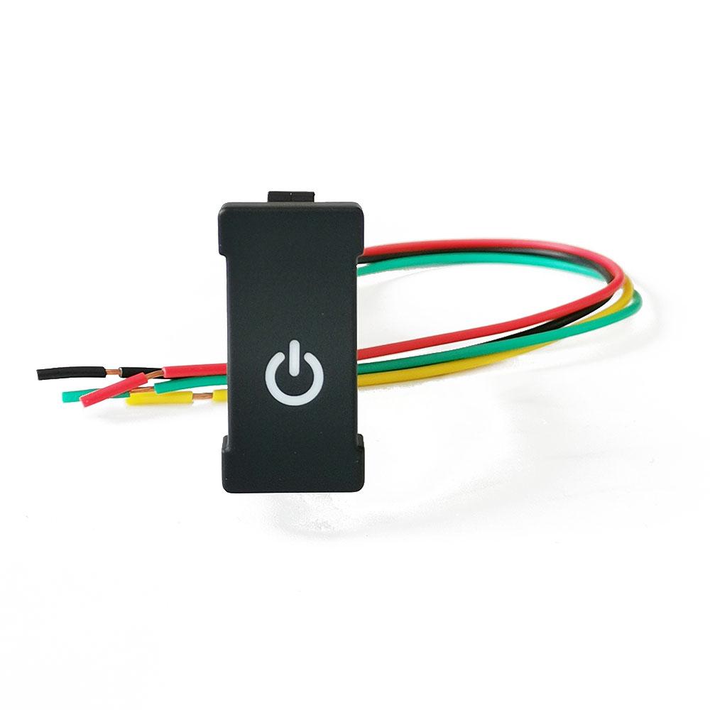 Modified Switch Car Fog Lights LED DRL Radar Recorder Fan Wheel Heated Power Push Button Switch for Iveco Daily Accessories