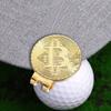 Зажим для шляпы с шариком-маркером, креативный, в форме Bitcoin, магнитный, для гольфа, модные аксессуары для гольфа, ювелирные изделия, подарки для игроков в гольф, друзей