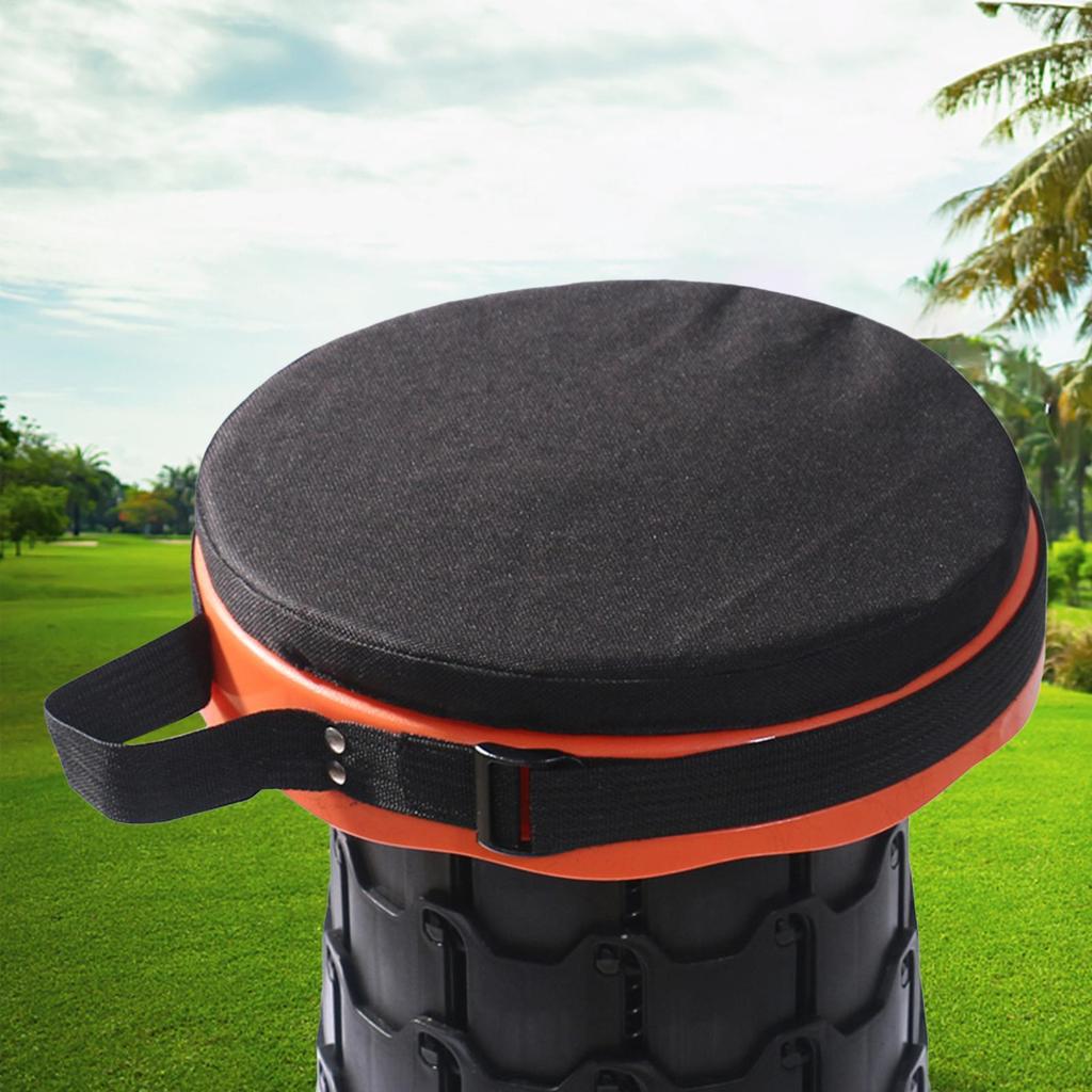 Thickened Stool Cushion Telescopic Stool Cushion Chair Pads Oxford Cloth Stool Seat Cushion Waterproof Round Cushion Stool Mat