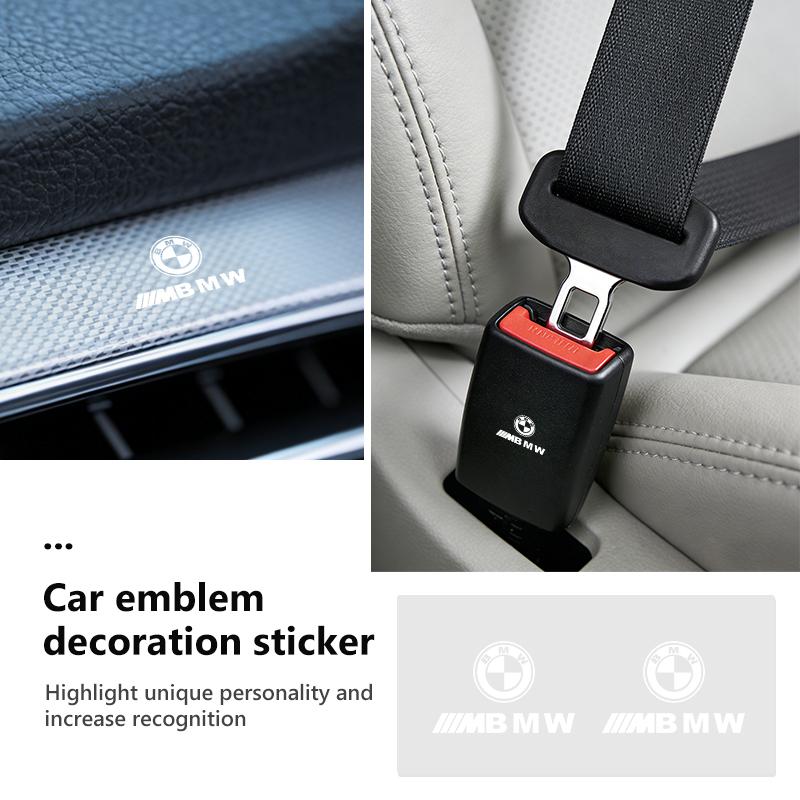 Car Logo Sticker Crystal Auto Stickers Fuel Tank Decor Accessories For BMW M Performance Alpina M3 M5 M6 X1 X3 X4 X5 G20 PI1