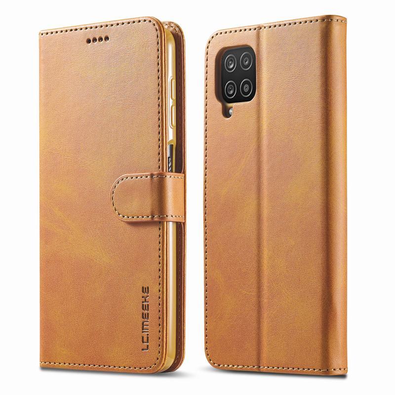 Чехол для Samsung Galaxy A12, чехол-книжка-бумажник для Samsung A12 A 12 M12 M 12, роскошный чехол-книжка, кожаные магнитные чехлы для телефонов