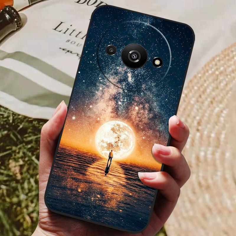 Чехол для Xiaomi Redmi A3, роскошный силиконовый чехол для телефона Redmi A3, полностью защитный чехол для Redmi A3 A 3 6.71" с мультяшным рисунком.