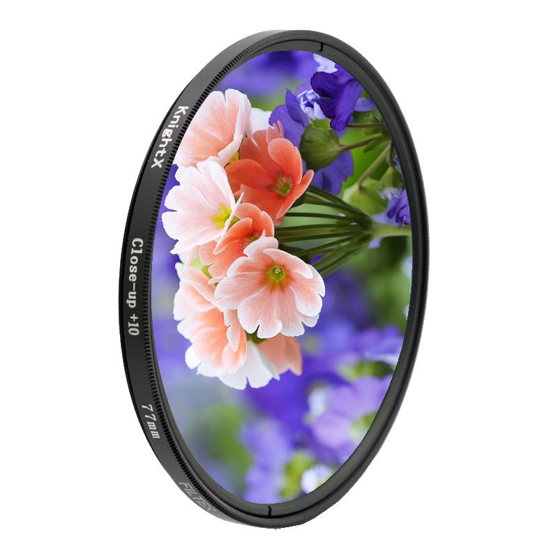 Macro Lens Filter Close Up +10 Filter 49mm - 77mm for Canon Sony nikon d5300 6