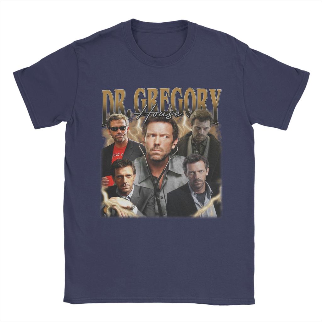 House MD Dr Gregory House Tee Shirt for Unisex Women New Arrival T Shirts 100 Cotton Clothing