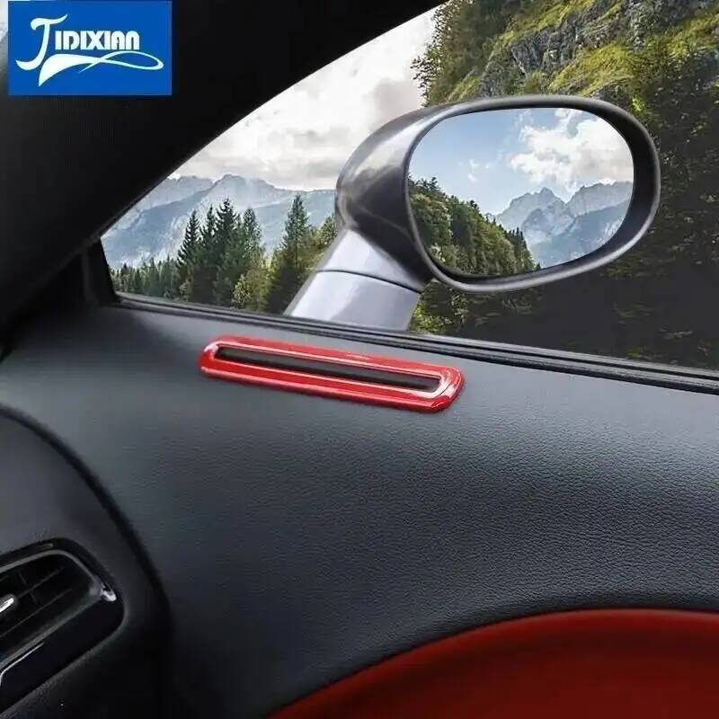 JIDIXIAN Car Door Air Conditioner Outlet Vent Decoration Cover Fit for Dodge Challenger 2015-2026 Interior Accessories G1