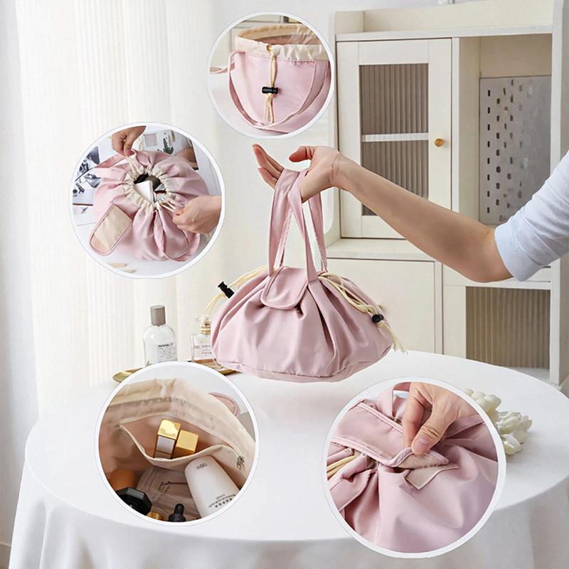 1 шт. Водонепроницаемое ведро на шнурке, большой вместимости, косметичка, модная сумка для макияжа, портативный органайзер, высокого класса, 30x17 см