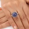 Natural Lapis Lazuli Gemstone 925 Sterling Silver Jewelry Handmade Women's Ring RR-7-33