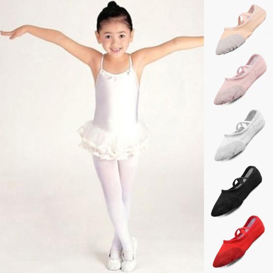 DYS для детей и взрослых, парусиновая балетная танцевальная обувь, пуанты, танцевальная гимнастическая обувь