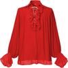 Renaissance Men OR Women Pirate Shirt Vampire Medieval Costume Cotton Linen Shirts