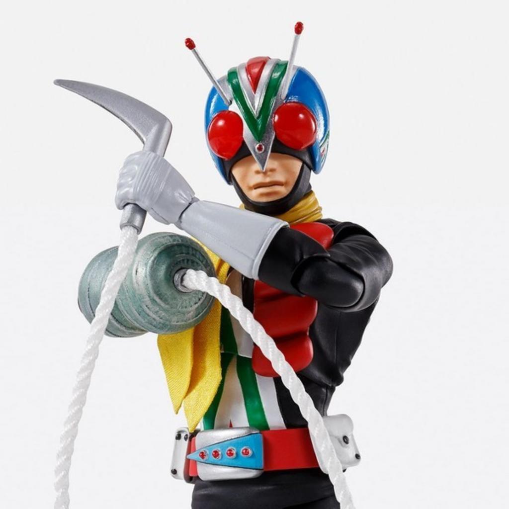 Kamen Rider V3 Riderman 145 мм окрашенная подвижная фигурка SHFiguarts приблизительно. ABS&PVC SHFiguarts