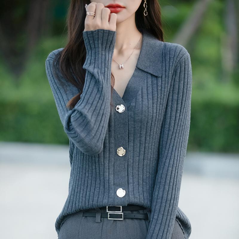 Женский легкий кардиган из 50% шерсти и 50% шелка Mulberry — универсальный трикотаж на все 4 сезона для комфорта и стиля в любое время года