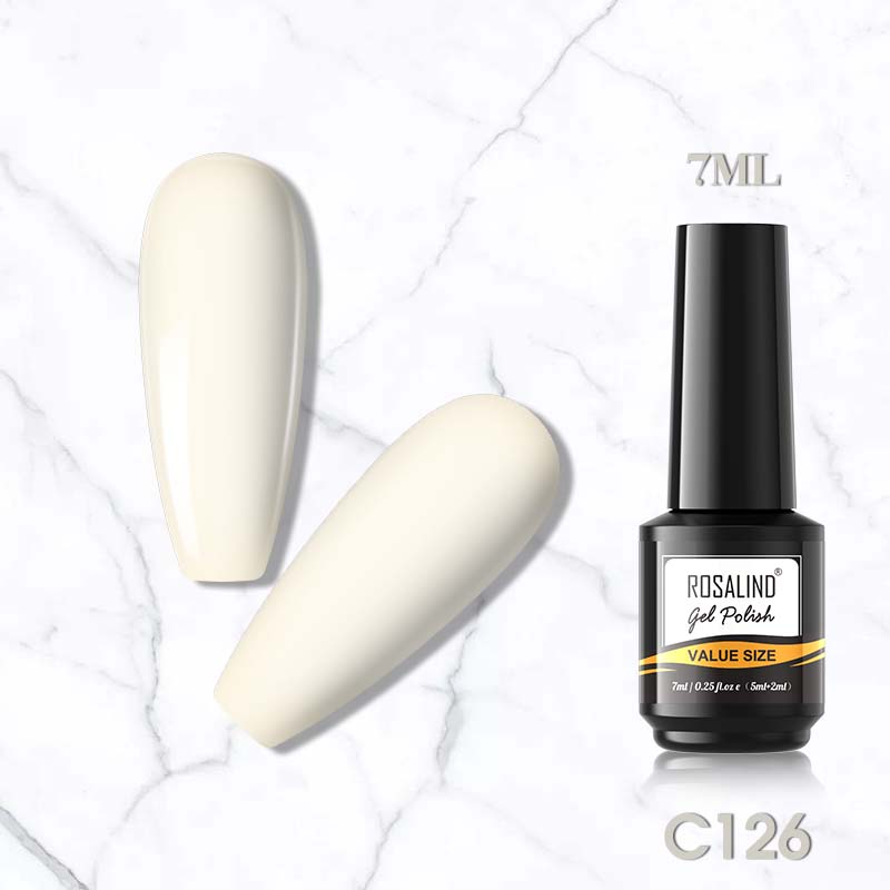 ROSALIND 7ml 59 Colors Manicure Semi Permanent Glitter Gel Nail Polish Long Lasting Top Base Gel UV LED Varnishe Fashion Nail Art