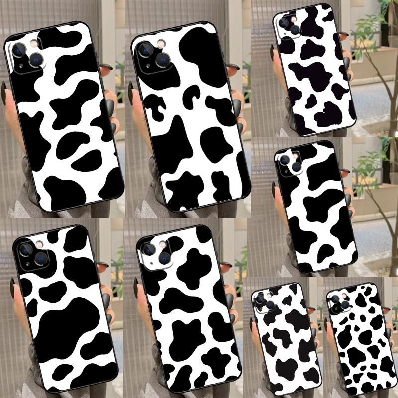 Cow Print Case For Honor Magic 5 6 7 8 Pro Honor 200 400 50 70 90 Lite X8b X8c X9a X9b X9c Win RT Cover