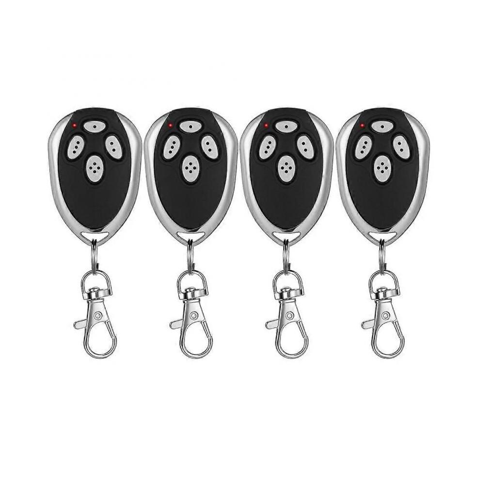 4 Pcs 4 Channels Gate Opener Remote Compatible for Aleko LM123 433.92mhz Garage Door Remote Control