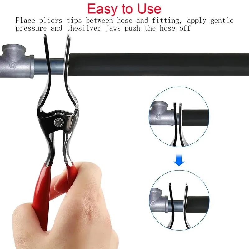 Car Hose Seal Remover Plier Angled Auto Fuel Vacuum Line Tube Hose Remover Separator Pliers Pipe Removal Separation Plier Tool
