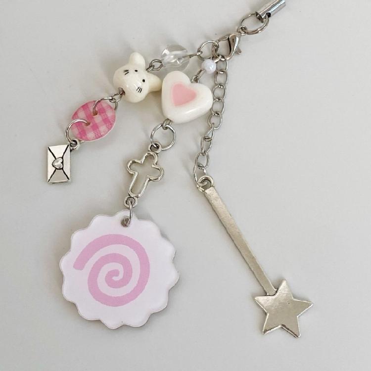 Практичный брелок для телефона в виде рыбки Модный брелок для ключей Текстура сплава Портативный аксессуар для ключей Подходит для украшения сумки и ключей