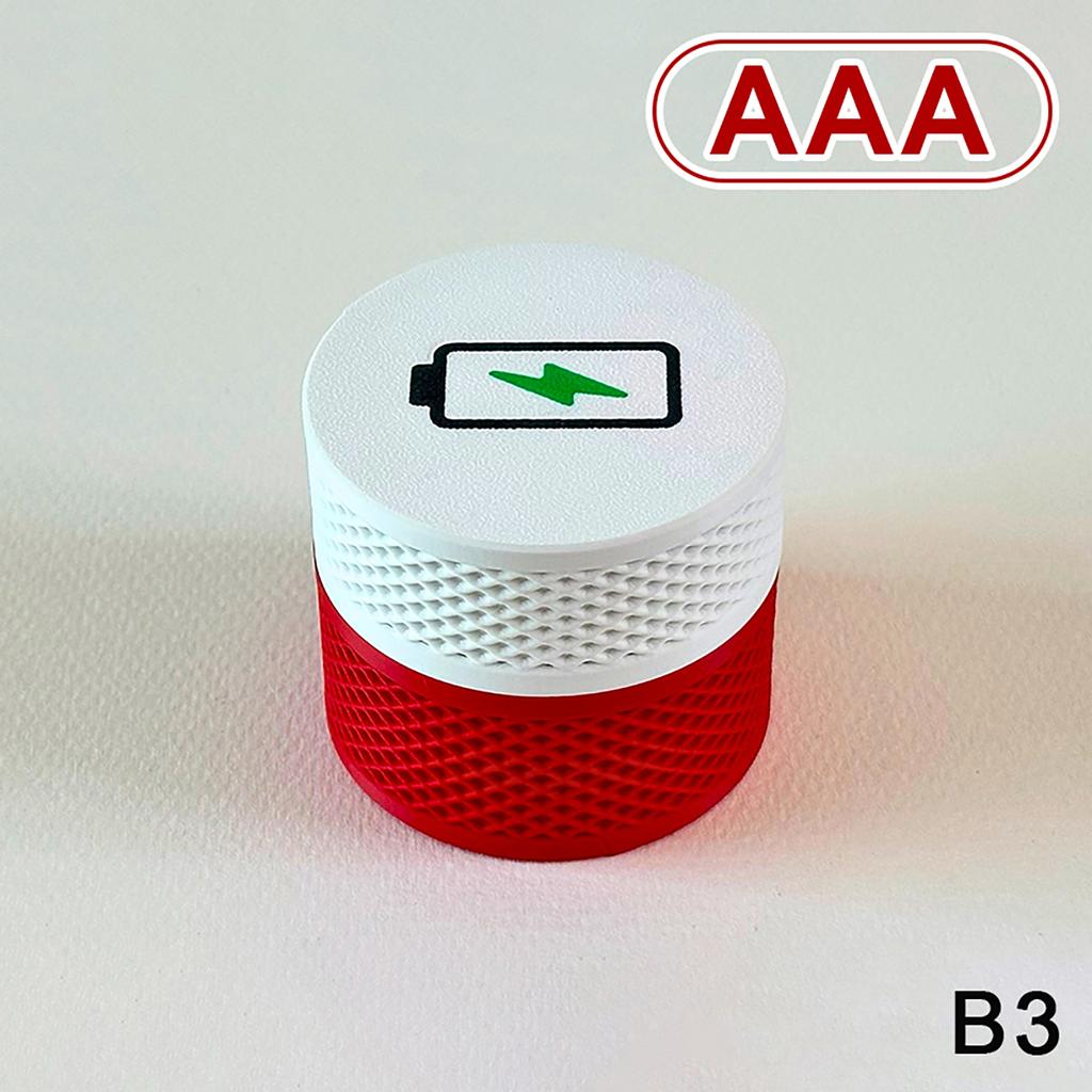 Ящик для хранения батареек типа M-AAA/AA (Батарейки в комплект не входят) Контейнер для батареек Держатель для батареек Герметичный Водонепроницаемый Портативный Домашний Декор