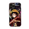 WD28 One Piece Luffy Black Sofe Case for iPhone 16 15 Plus 14 13 Pro 8 SE XR XS Max P30 Nova 5T Y5P Y6 Y7 Y8P Y9 Realme C30 C33 C31 VIVO Y36 V27