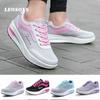 Women's Casual Sneakers Wedge Running Sports Shoes Breathable Mesh Slip Shoes 4 Colors