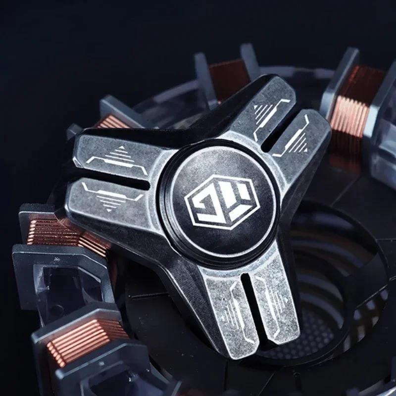 Металлический EDC Spinner для пальцев из нержавеющей стали, волчок на кончик пальца, игрушки для снятия стресса, антистресс