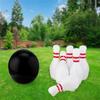 1Set Kids Portable Inflatable Bowling Suit Game Toy Ball for Outdoors