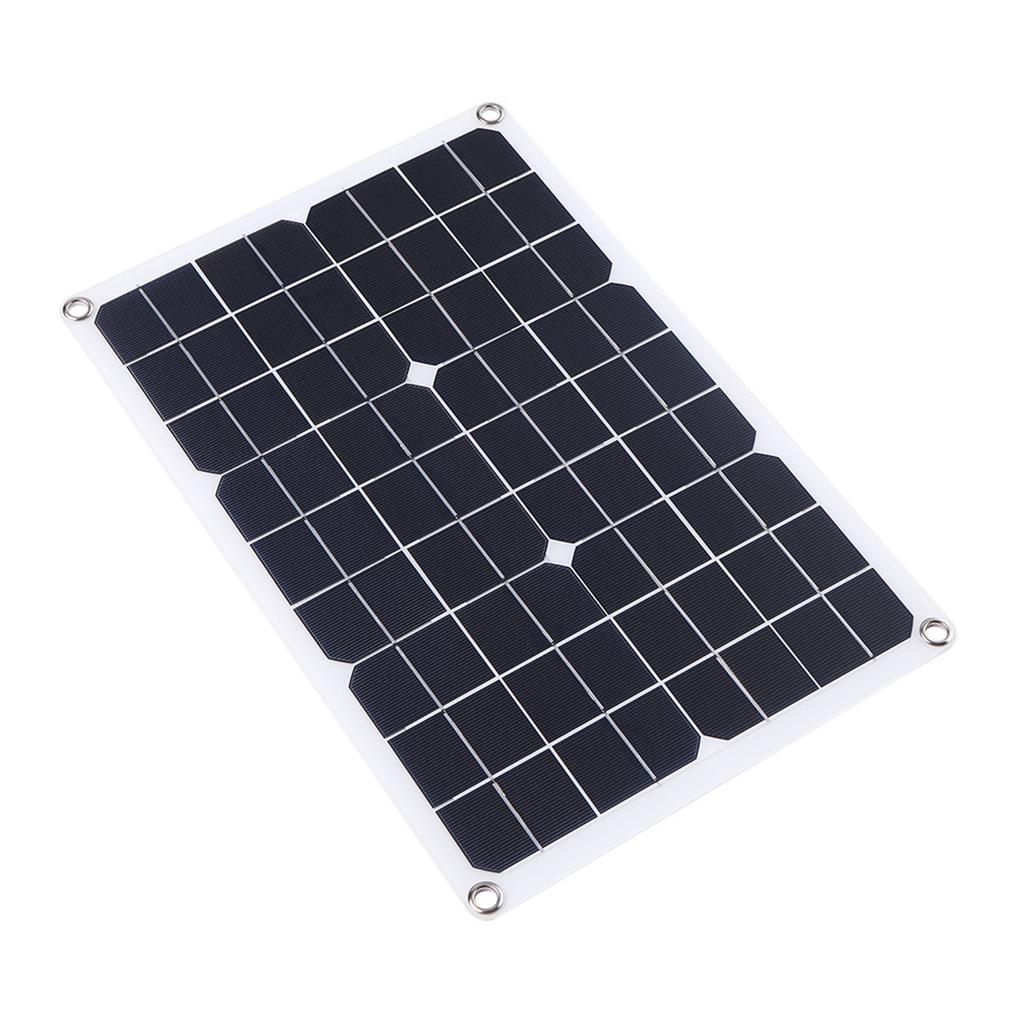 Solar Panel System 18V 20W Solar Panel 30A Charge Controller with Dual USB Car Solar Inverter Kit