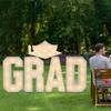 Graduation Party Decorations, GRAD Light Up Letters Kit, LED Marquee Sign for Graduation Ceremony, Cap Light, Photo Booth Props