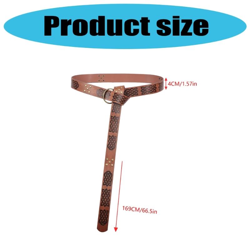 Multifunctional PU Leather Waist Bag 4 Piece Set Including Belt Key Holder Keychain Quiver for Camping Hiking