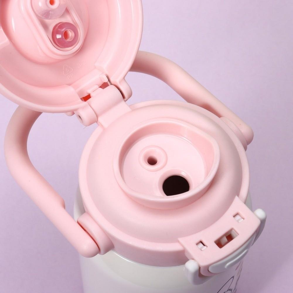 Cute Cartoon Insulated Cup 400ml Baby Water Bottle New Vacuum Cup  for Office Workers