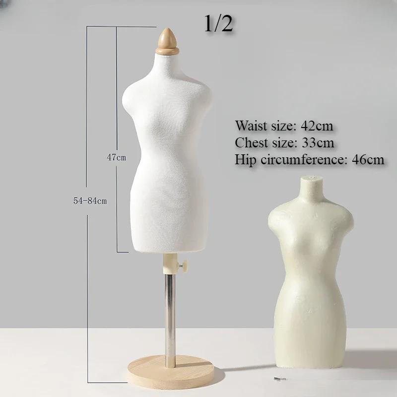 Mini Female Mannequin for 1/2 1/3 1/4 Doll Clothing Display Stand DIY Dollhouse Miniature Ornaments Supplies