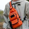 Нагрудная сумка-слинг Водонепроницаемый нейлон Портативная Большая вместимость Для активного отдыха Путешествий Кемпинга Рыбалки Спорта Бега Сумка через плечо Одноплечевая сумка