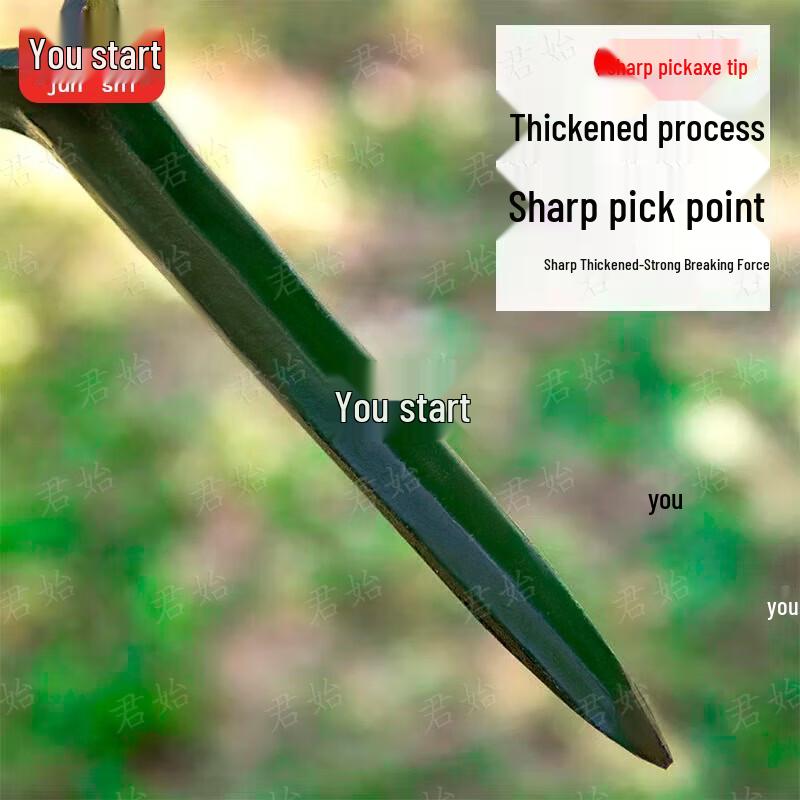 Multi-functional Manganese Steel Engineering Pickaxe