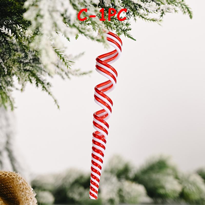 1/10 шт. подарочный пластиковый большой леденец поддельные конфеты подвеска игрушки красочные рождественские украшения веселье