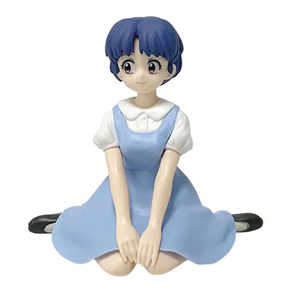 НОВИНКА В НАЛИЧИИ 10 см Ranma 1/2 Тэндо Аканэ Ранма ПВХ Аниме Фигурка Периферия Каваи Сидячие Игрушки Настольные Украшения для Автомобиля Модель Подарки