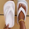 Fashion Rimocy EVA Thick Platform Flip Flops for Women 2025 Summer Soft Sole Beach Slippers Woman Comfortable Non-Slip Home Slides Mujer