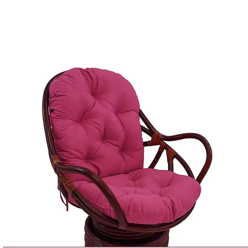 Вращающаяся подушка-качалка, моющаяся, коврик для сиденья домашней мебели, утолщенная подушка для стула, декор для дома на открытом воздухе - в комплект не входит кресло-качалка