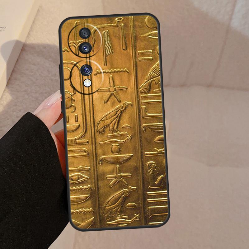 Египетские Иероглифы Для Honor Magic 8 Pro 6 5 7 Lite Чехол Для Honor 400 200 90 70 50 X8c X8b X9a X9b X9c X9d Win