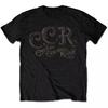 Хлопковая черная футболка с принтом группы Creedence Clearwater Revival, все размеры S-5XL