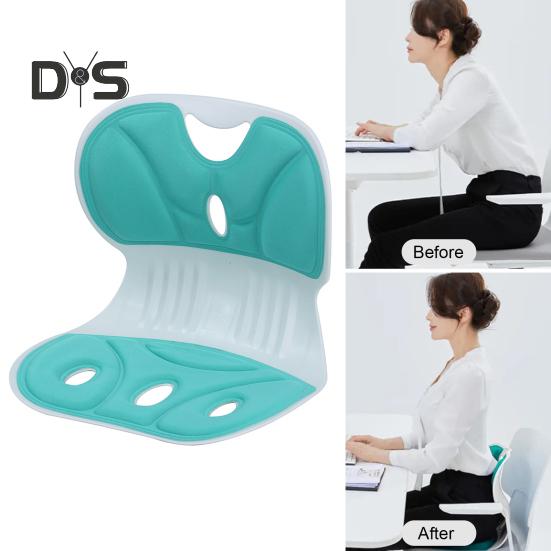 Waist Cushion Ergonomic Back And Lumbar Support for Good Posture Correction And Back Pain Relief Office Chair Back Pad Work Gaming Students Drivers