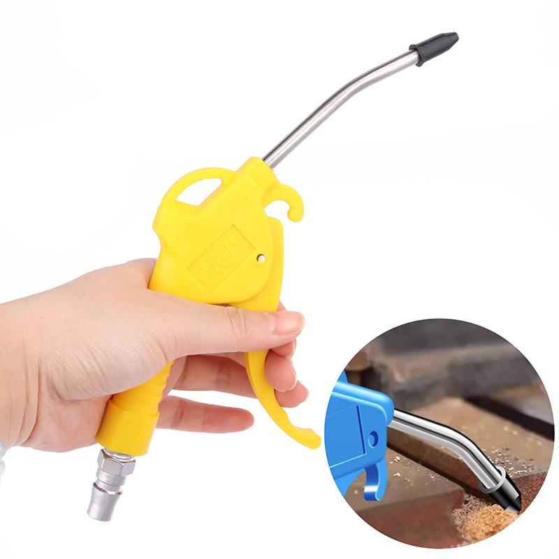 1Pc Pneumatic Hardware Tool High Pressure Dust Removal Gun Blowing Air Soot Blowing Gun Air Pump Extended Nozzles