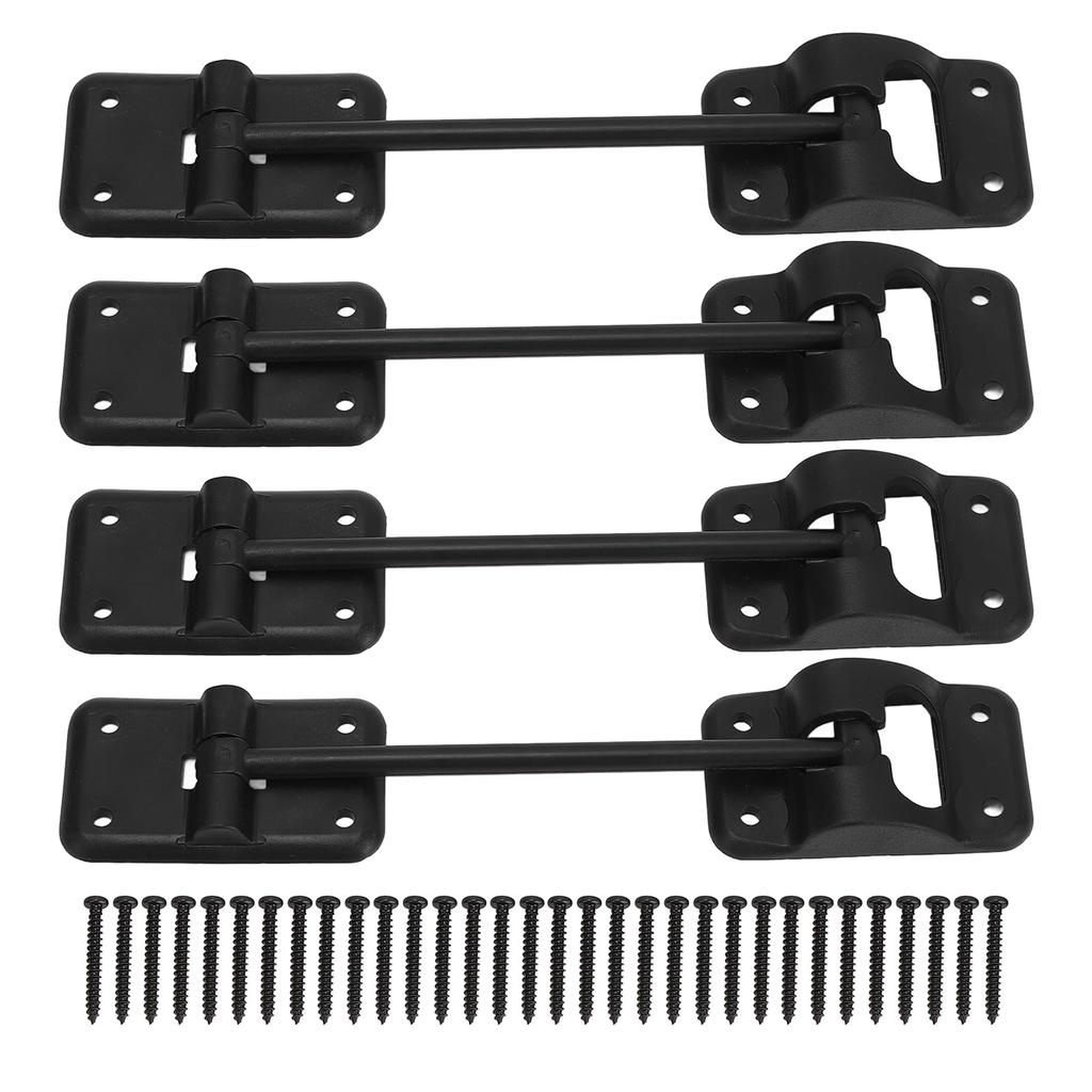 4 комплекта 6-дюймовых Т-образных ABS-фиксаторов для дверей, кронштейн-замок, держатель входной двери для автодома, кемпера, прицепа