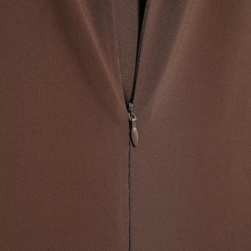 Kaslead New Arrival Women's Clothing Fashion Style Ruched Decorative Waist Silm Midi Skirt Dress 4661245