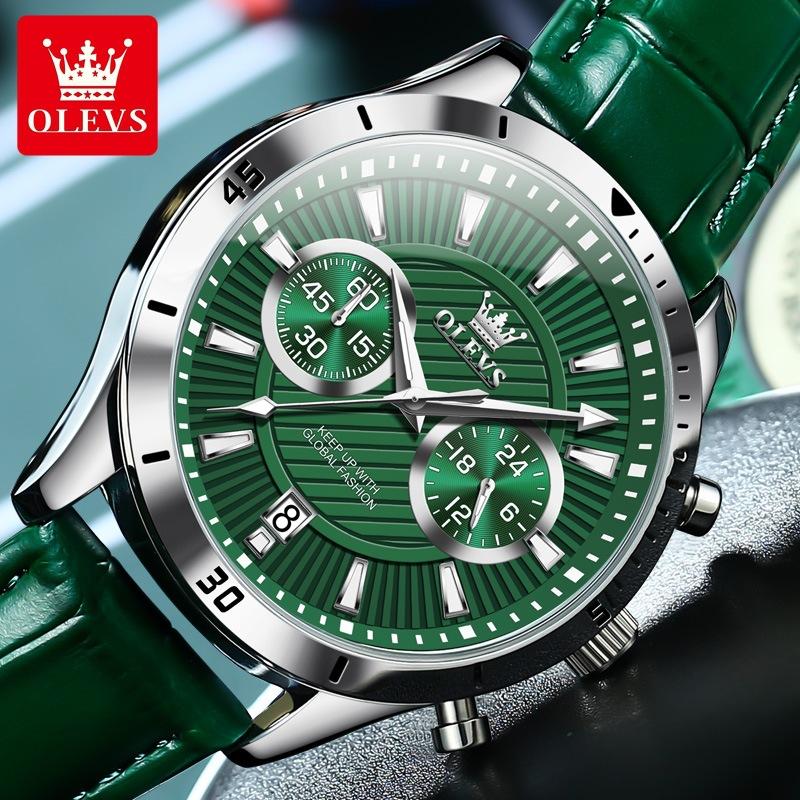 Fashion Trend High Beauty Men's Chronograph Multi Functional Quartz Watch Business Calendar Watch