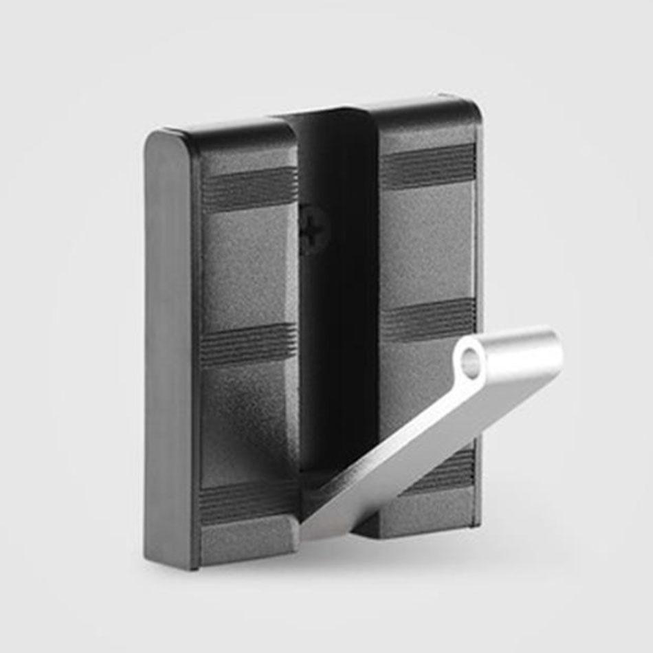 Невидимый складной настенный крючок, черный, серебристый, золотой, алюминиевый, для прихожей, ванной, туалета, двери, для хранения одежды и полотенец 1 2 3 4 5 6 Крючки