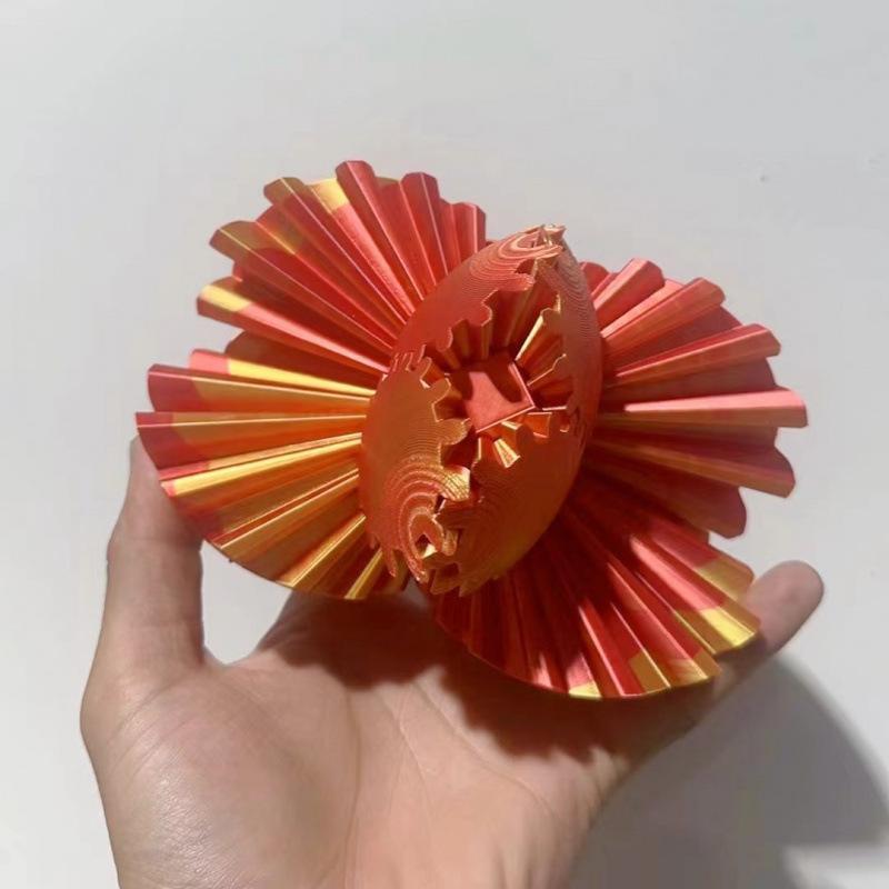 Шестерёнчатый Шар 3D Печатный Вращающийся Шар Куб Игрушки-Антистресс Сфера Fidget Настольная Игрушка Стресс Тревога Расслабляющий Декомпрессия