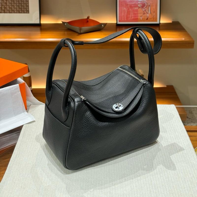 26cm Top Grain Leather Mini Doctor Bag - Crossbody Shoulder Women Versatile Daily Handbag