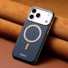 Роскошный деловой кожаный магнитный чехол-книжка для телефона iPhone 17 16 15 14 13 Pro Max 17Pro 17Air с металлическими кнопками для объектива и бампером