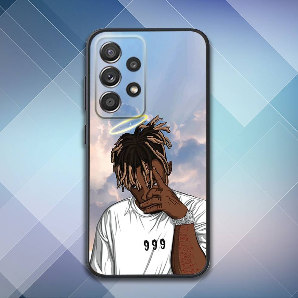 Чехол для телефона Rapper 999 J-Juice W-WRLD Для Samsung S25,S24,S21,S22,S23,S30,Ultra,S20,Plus,Fe,Lite,Note,10,9,5G Черный
